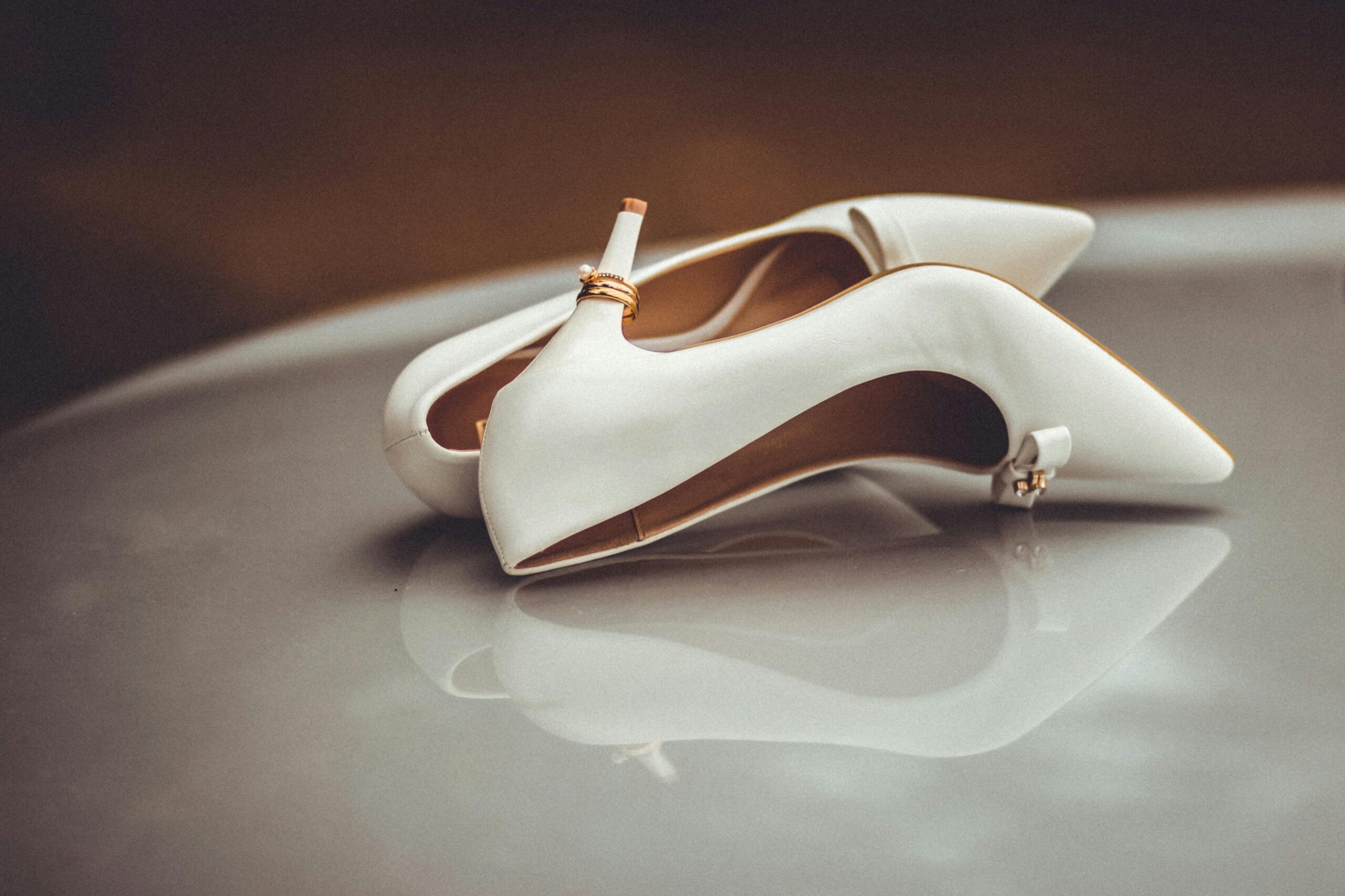 Closed White heels