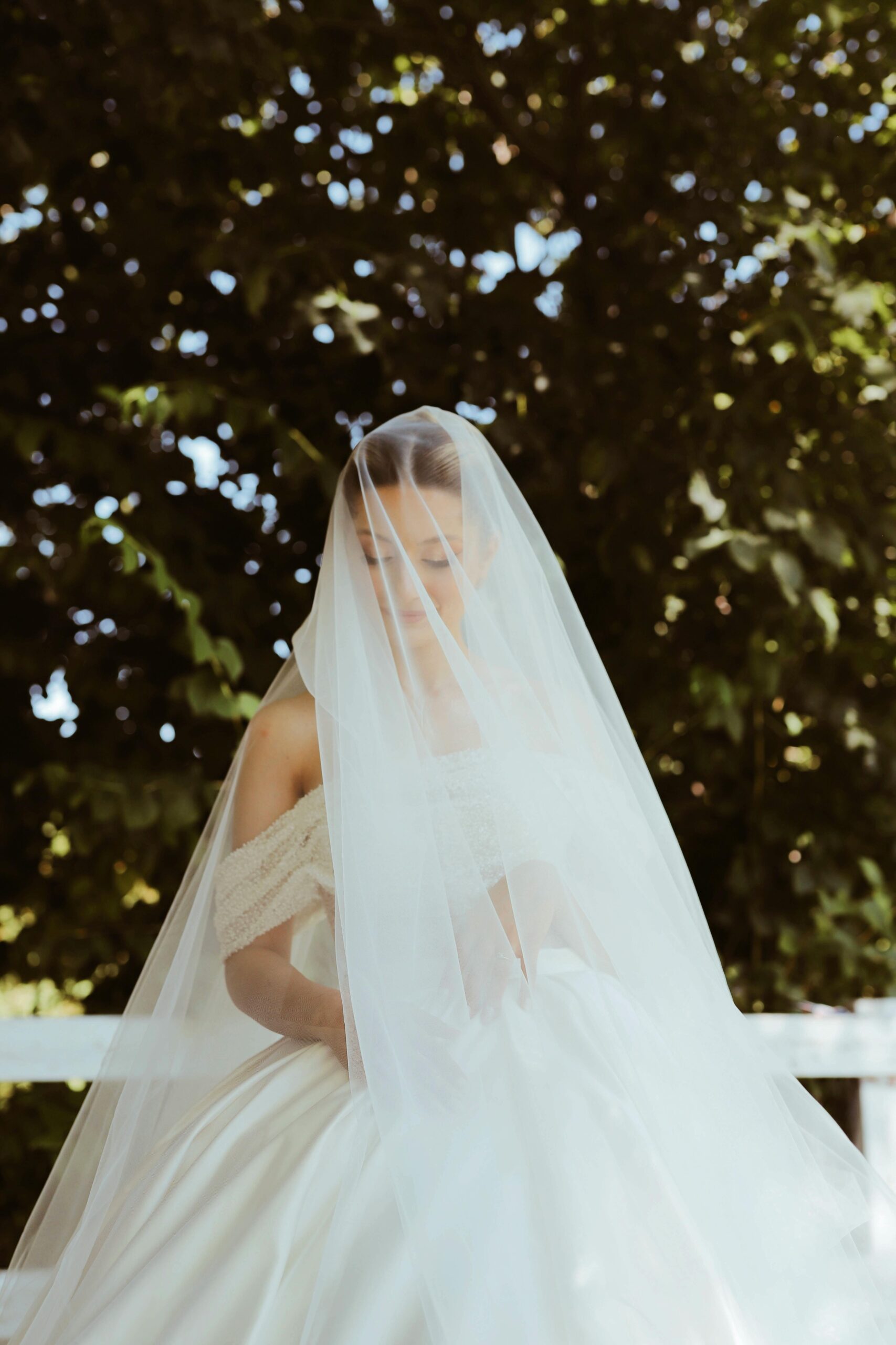 White Lace Veil