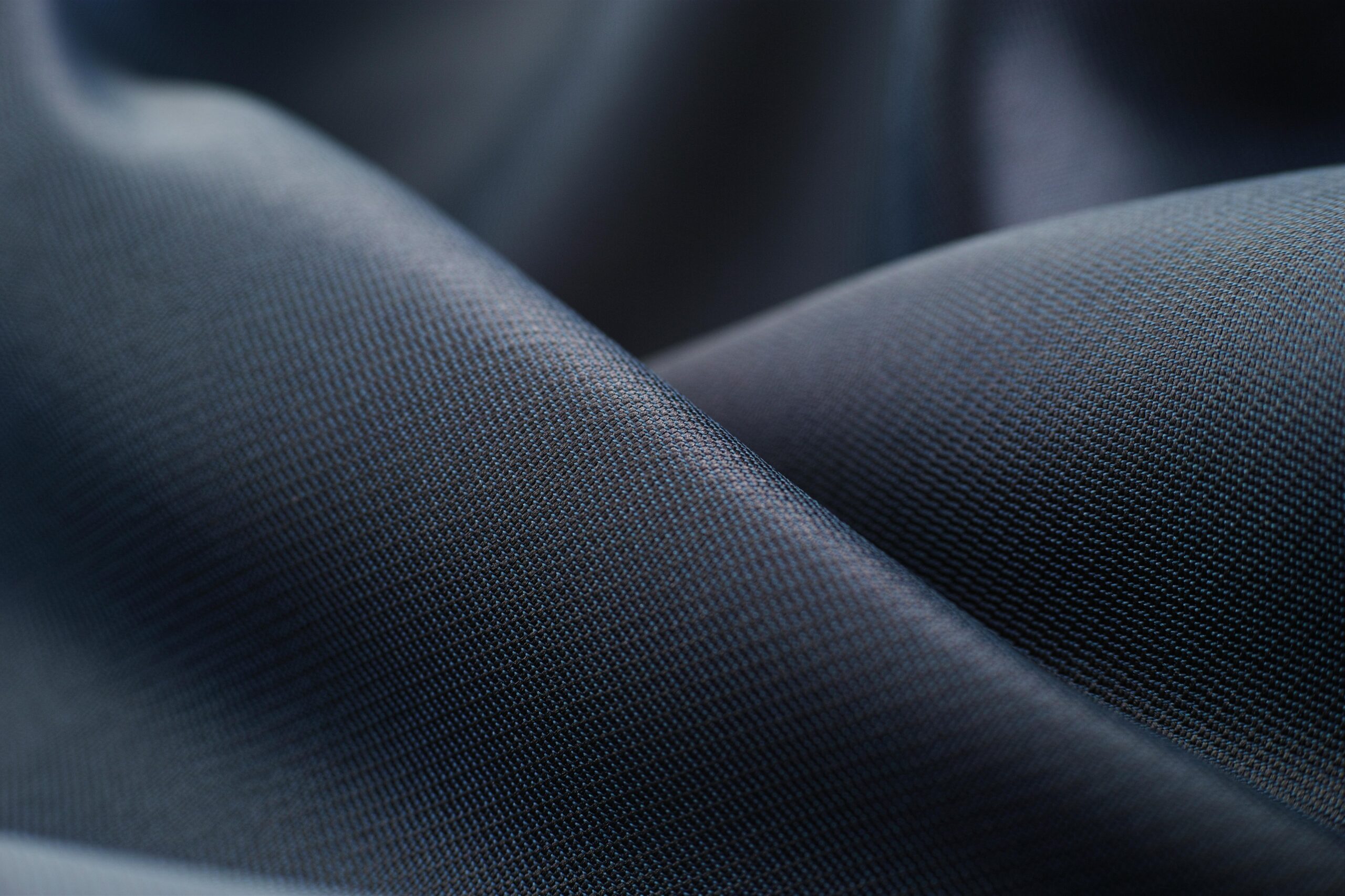 Navy Blue Silk
